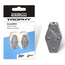 Zebco grunblei  -  botlood 30 gram  (2 stuks)