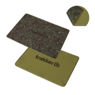 Trakker neopreen reversible bivvy mat camo - green