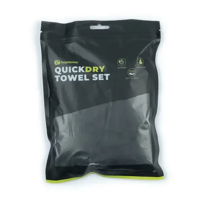 Ridgemonkey quickdry towel set