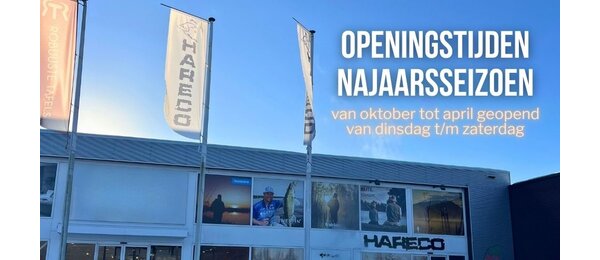 Oktober t/m maart: Openingstijden najaarsseizoen