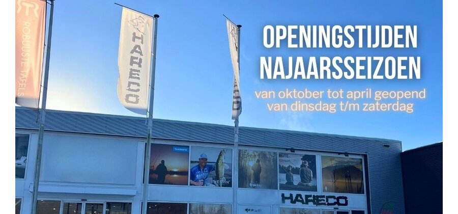 Oktober t/m maart: Openingstijden najaarsseizoen