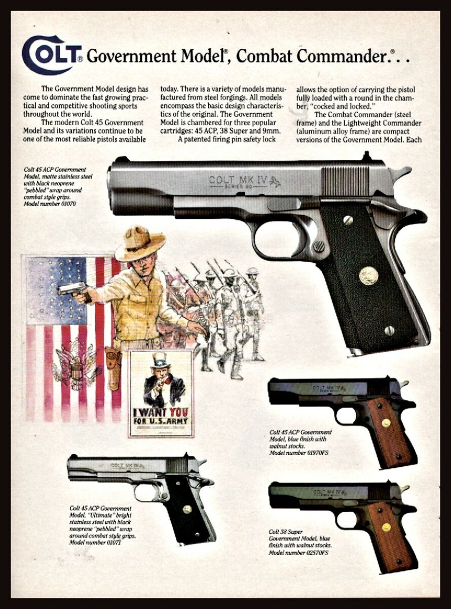 1911-Pistolen von groß bis klein