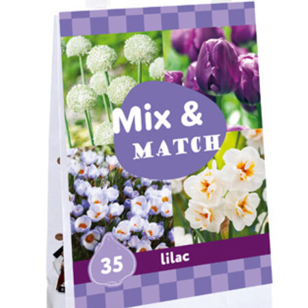 Jub Holland Mix & Match Lilac - Gemengd Paars, Roze en Witte Bloembollen