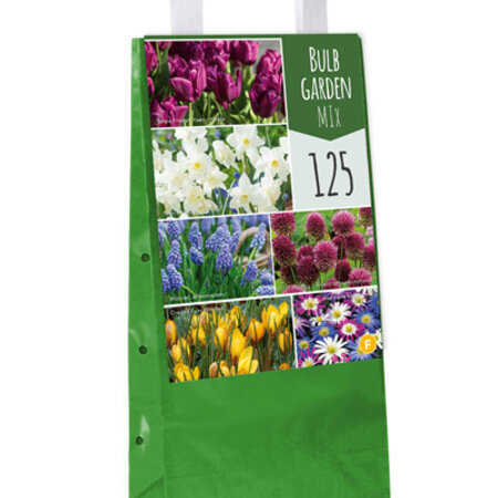 Jub Holland Bag With 125 Bulbs - Mixed Bulbs - Allium - Anemone - Tulips - Crocus - Budget Christmas Gift