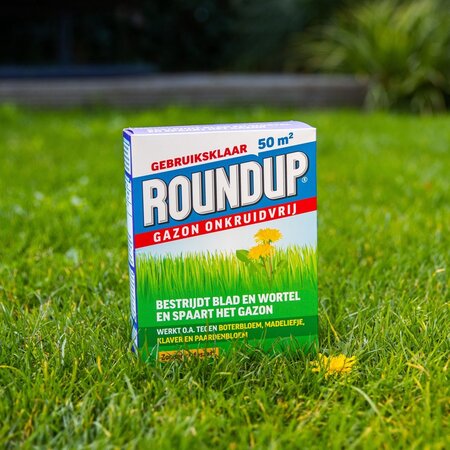 Roundup Unkraut-Frei 1 kg. - Rasen - Gegen u.a. Klee, Löwenzahn - Garden Select