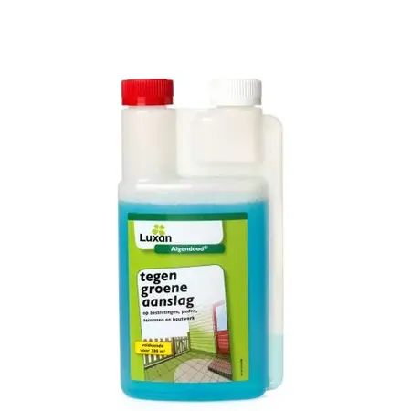 Luxan Algaecide 500 ml. - For removing green deposits on terrace, fence, wall.