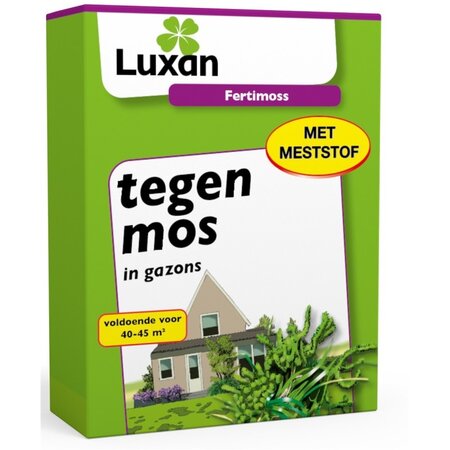 Luxan Fertimoss 3,5 kg. - Bestrijd Mos in Gazon - Snel Werkend - Garden Select