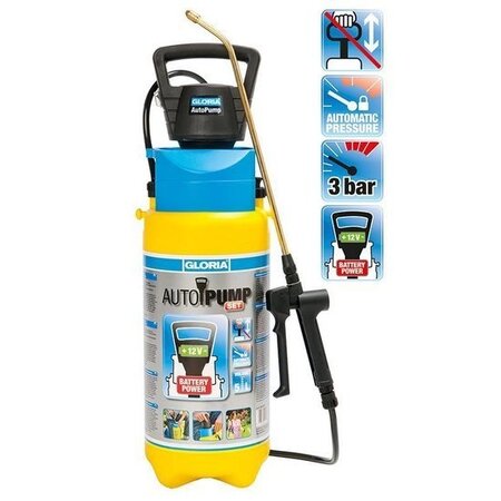 Gloria Pressure Sprayer Easy Spray 5 Lt. - Battery-powered - Automatic Pumping - Garden Select