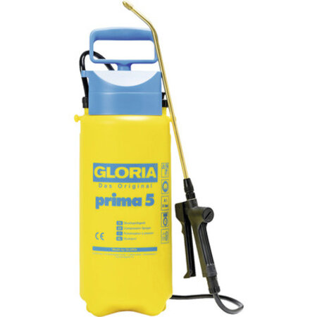 Gloria Pressure Sprayer Prima 5 - With 5 Liter Tank - For Small And Medium-sized Gardens