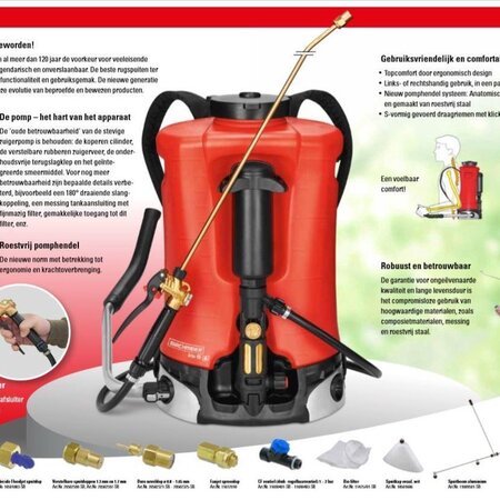 Birchmeier Birchmeier Rugspuit Flox AT1 - 10 Liter - Garden Select