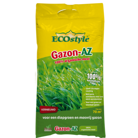 ECOstyle Lawn Fertiliser AZ 5 Kg.  For a Stronger and More Resistant Lawn - 4 Months Nutrition