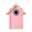 Vogelhaus Rosa - Strandhaus Saint Martin Rosa - Nistkasten - Kohlmeise - Spatz - Blaumeise - Weihnachten Budget Geschenk