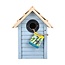 Vogelhuisje Blauw - Strandhuis Aruba Blue - Nestkast - Koolmees - Mussen - Pimpelmees - Budget Sinterklaas - Kerst Cadeautjes