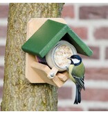 CJ Wildlife Bird Peanut Butter In Pot Holder For All Wild Birds - Hang On Wall, Tree Or Fence
