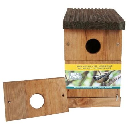 Vogelhaus - Nistkasten Braun - für viele Vögel wie Kohlmeisen und Spatzen - Weihnachten Budget Geschenk