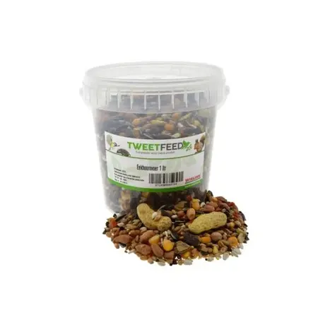 Squirrel Food - 500 Gram - Mix of Mealworms, Nuts, Grains, Seeds - Garden Select