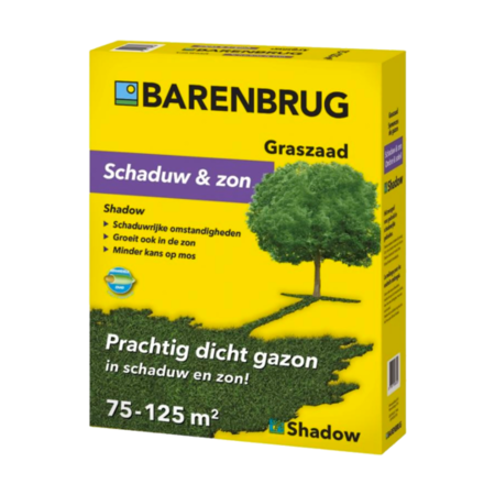 Barenbrug Shadow - Schaduw En Zon 2 Kg. - Graszaadmengsel Voor Schaduwrijke Plekken - 125 M2