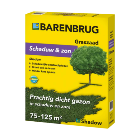 Barenbrug Shadow - Shade And Sun 2 Kg. - Grass seed mixture for shady spots - 125 m2