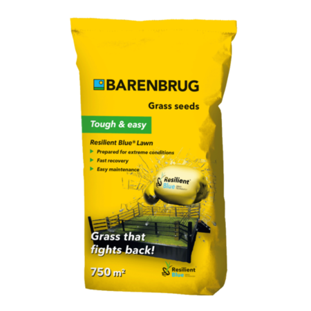 Barenbrug Resilient Blue Lawn 15 Kg. - Play Lawn - Up to 750 M2 - garden-select.com