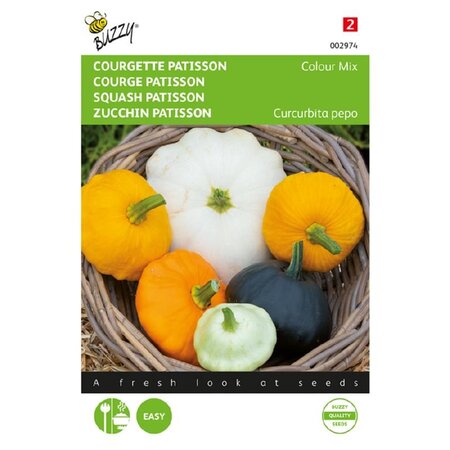 Buzzy Courgette Patisson Zaden - Gemengd - Gevulde Patisson Recepten - Garden Select