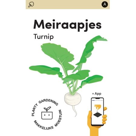 Meiraapjes - Makkelijke Moestuin - Groeit Als Radijsjes - Super Gezond Blad