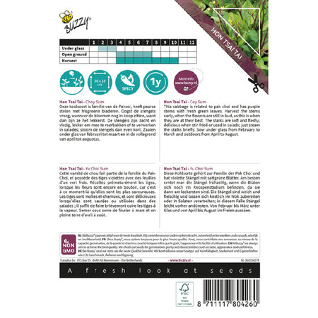 Buzzy Choy Sum Hon Tsai Tai - Asian Vegetables - Buy Exotic Vegetable Seeds?