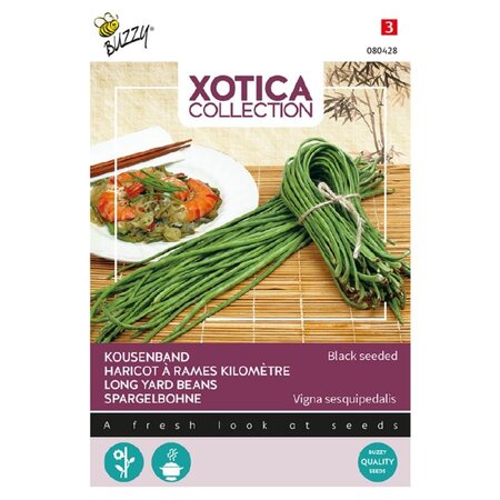 Buzzy Long beans / Black Seeded - Stick / Climbing - Buy Exotic Vegetable Seeds?