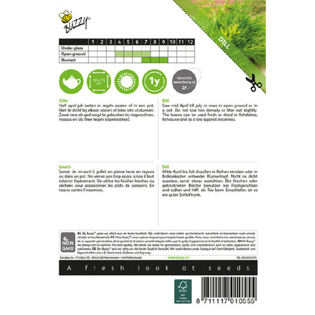 Buzzy Dill - Is an annual herb and gives off a wonderful fragrance - Buy Herbal Seeds?