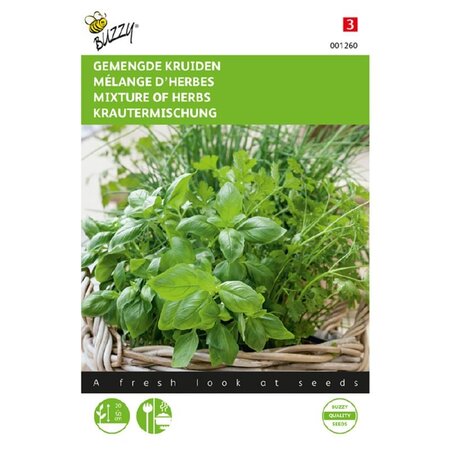 Buzzy Mixed Herbs - Basil, Chives, Coriander Seeds - Buy Herb Seeds?