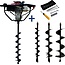 EGI Auger Set - Includes 3 Drills - 4 Stroke Petrol Auger Machine