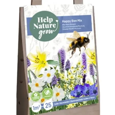 Happy Bee Mix - 25 Bollen - Aantrekken Van Bijen Voor Bestuiving - Garden-Select.com