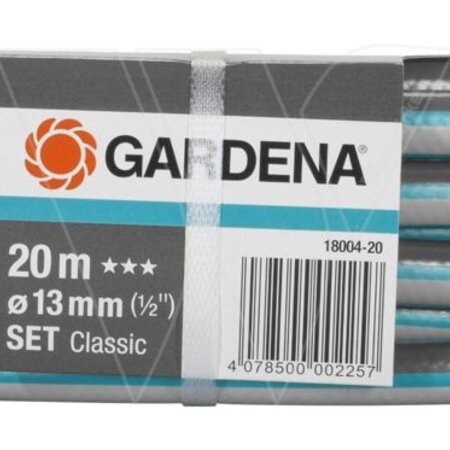 Gardena Classic Garden Hose 1/2" Incl Fittings 20 m - Buying Garden Tools? Garden-Select.com