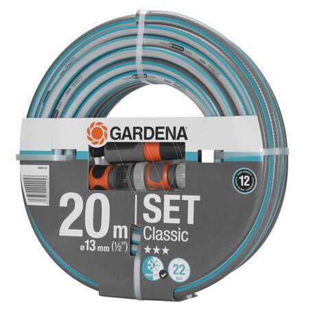 Gardena Classic Garden Hose 1/2" Incl Fittings 20 m - Buying Garden Tools? Garden-Select.com