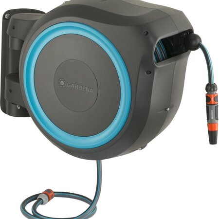 Gardena Wandslangenbox RollUp M/L 25 m - Incl. Gardena Sproeier - Slanghouder Kopen?