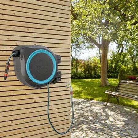 Gardena Wandslangenbox RollUp M/L 25 m - Incl. Gardena Sproeier - Slanghouder Kopen?