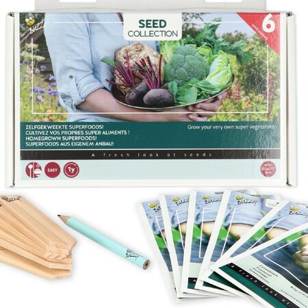 Buzzy Buy Superfood Vegetable Seeds Collection? - 6 Varieties - Garden-Select.com