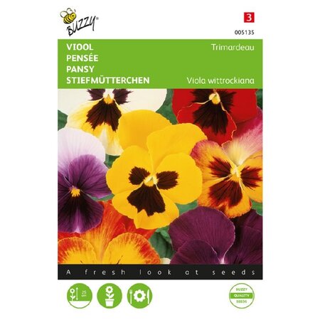 Buzzy Viool - Trimardeau - Gemengde Viola Bloemzaden Kopen? Garden-Select.com