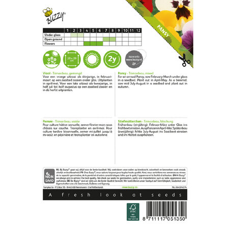 Buzzy Viool - Trimardeau - Gemengde Viola Bloemzaden Kopen? Garden-Select.com