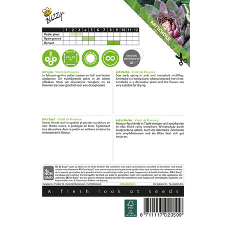 Buzzy Artisjok - Violet De Provence - Groentezaden Kopen? Garden-Select.com