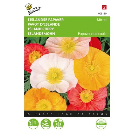 Buzzy Island Poppy - Excelsior - Buy Mixed Flower Seeds? Garden Select