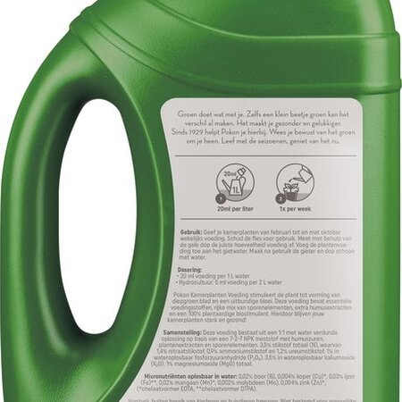 Pokon Houseplant Nutrition -1 litre - For Green Plants - Garden Select