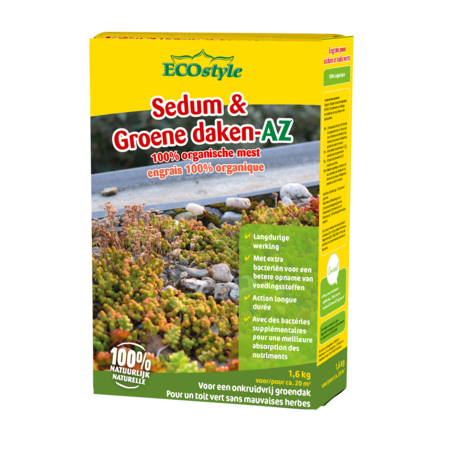 ECOstyle Sedum & Dachbegrünung - AZ 1.6 Kg. - Für 20 m2 - Garten Select