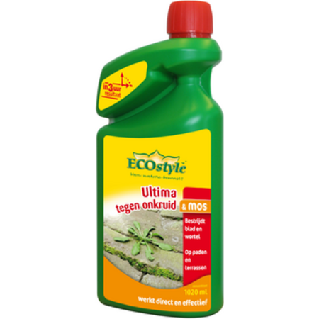 ECOstyle Ultima Gegen Unkraut - 1020 ml. - Unkraut- und Moosvernichter - Garden Select