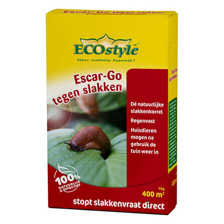 ECOstyle Eco Slug pellets 1 Kg. - Escar-Go - Against slugs and snails - for vegetable gardens