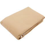 Beschermhoes / Winterafdekhoes - Beige Met Rits - Ø200cm x 2,5mt