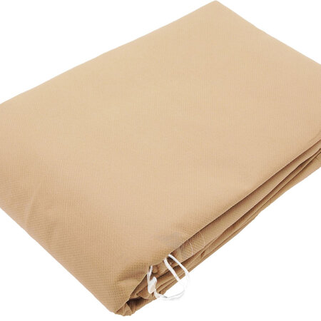 Beschermhoes / Winterafdekhoes - Beige Met Rits - Ø200cm x 2,5mt