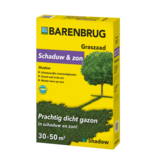 Barenbrug Schatten - Schatten und Sonne 1 Kg. - Grassamenmischung für schattige Plätze - 50 m2