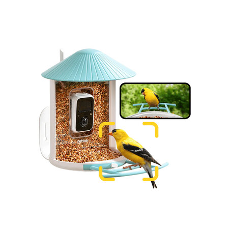 Birdfy Voederhuisje met Camera en Zonnepaneel - Gratis Bezorgd - Garden Select