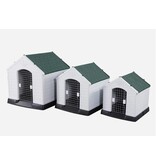 Topmast Hondenhok kunststof weersbestendig 101,0 x 97,0 x 99,0 cm - Garden Select