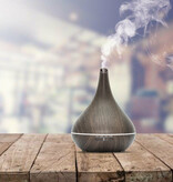 Aroma Diffuser – Lotus Pro – Dunkles Holz mit LED-Beleuchtung – Garden Select